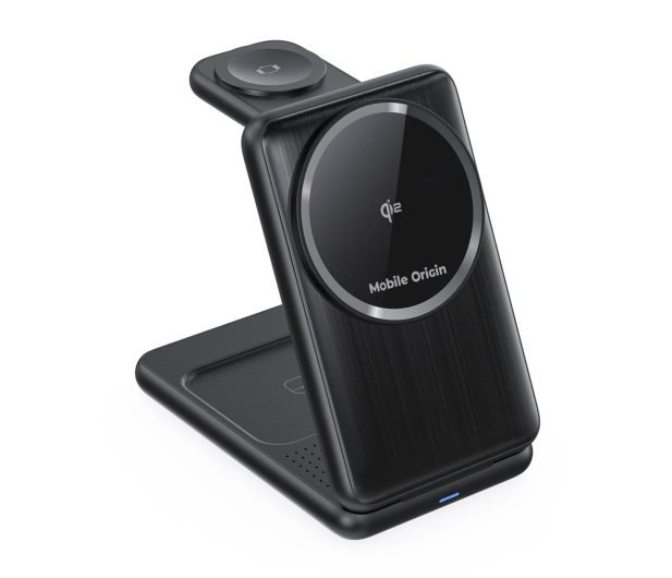Mobile Origin 3in1 Foldable Qi2 Charger PW8 black MO-FCH-PW8-BLK - 1363052 - zdjęcie
